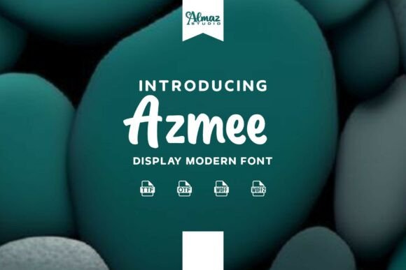 Azmee: A Playful Script Font for Handmade Labels, Invitations & Printables