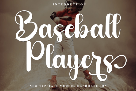 Baseball Players: A Festive Typeface for Holiday Campaigns and Seasonal Branding