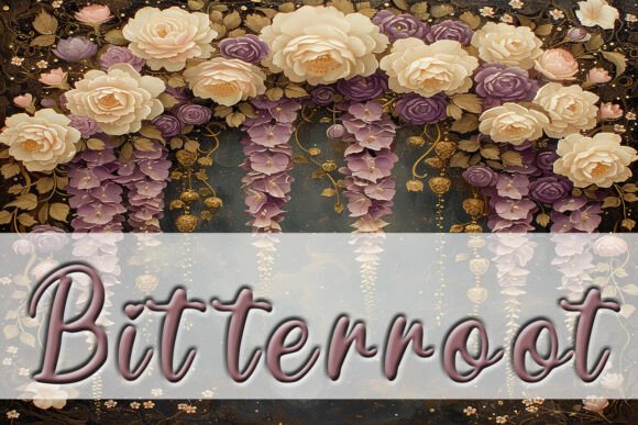 Bitterroot: A Script Handwritten Font That Elevates Your Creative Projects
