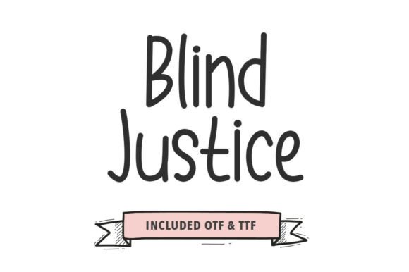 Blind Justice: A Bold Handwritten Brush Font for High-Impact Campaign Visuals