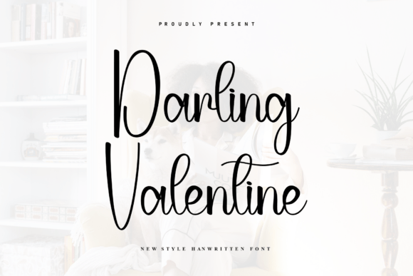 Darling Valentine: A Handwritten Font for Crafty Branding and Wedding Projects