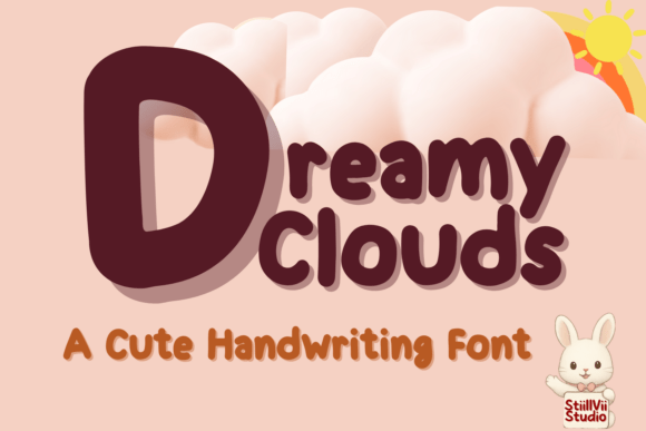 Dreamy Clouds: A Playful Handwriting Font for Web and Digital Design