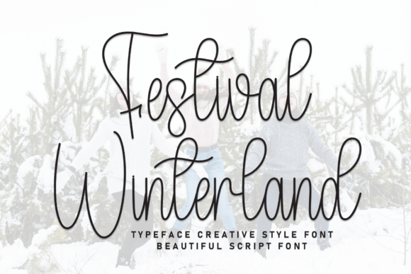 Festival Winterland: A Joyful Script Font for Editorial Charm