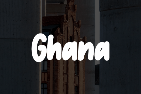 Ghana Font: Handmade Charm Meets Industrial Edge