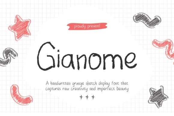 Gianome: A Modern Handwritten Font for Editorial Design and Branding