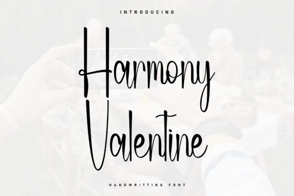 Harmony Valentine: A Sweet Handwritten Font for Cozy Brand Design