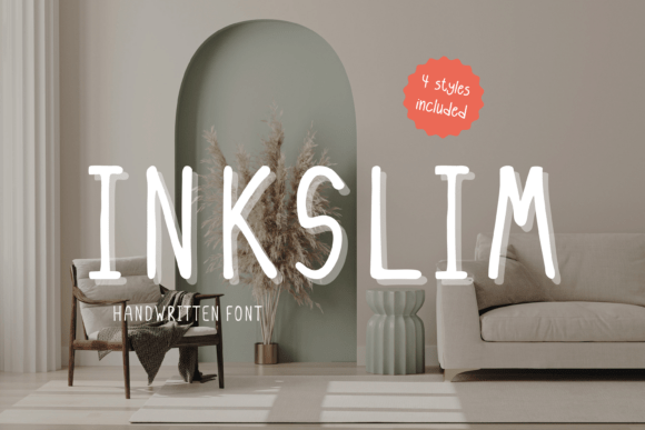 Inkslim: A Handwritten Font for Business Branding