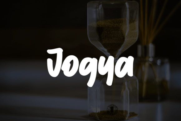 Jogya Font: A Bold, Rhythmic Typeface for High-Energy Handmade Branding