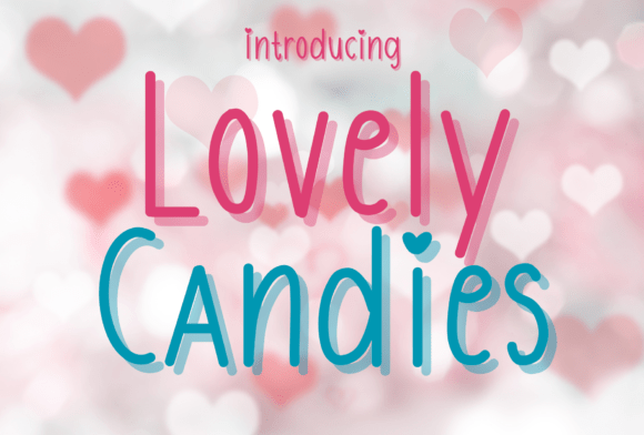 Lovely Candies: A Sweet Playful Valentine Font for Editorial Design