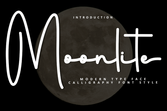 Moonlite: A Festive Script Font for Handmade Holiday Designs