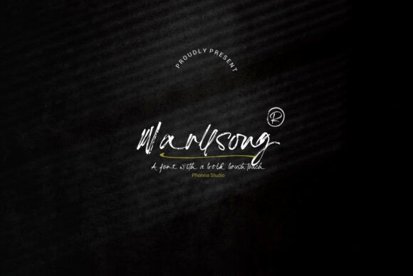 Narllsong: A Handwritten Font for Elegant Editorial Design