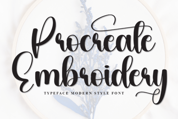 Procreate Embroidery Font: A Designer’s Journey Through a Real Branding Project