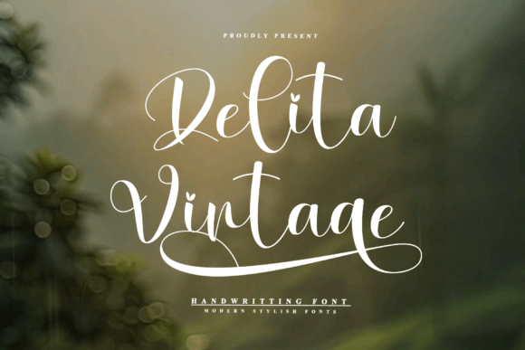 Relita Vintage: A Graceful Handwriting Font for Elegant Web Design