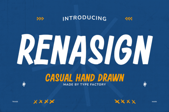 Renasign: A Casual Handwritten Typeface for Modern Web Design