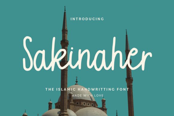 Sakinaher: Elegant Islamic Handwritten Font for Creative Projects