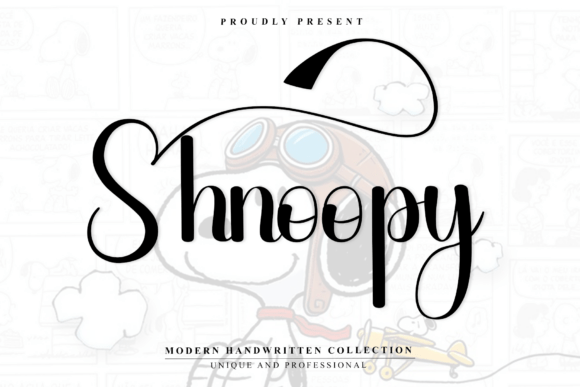 Shnoopy: A Stylish Handwritten Font for Polished Branding