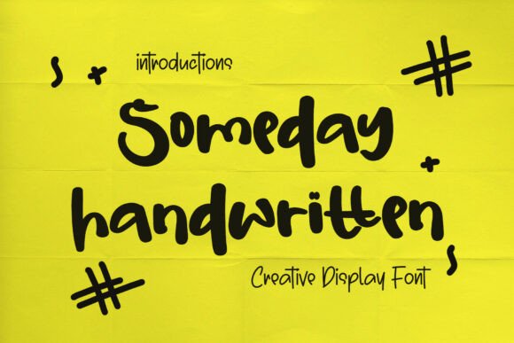 Someday Handwritten: A Cozy, Creative Font for Makers and Sellers