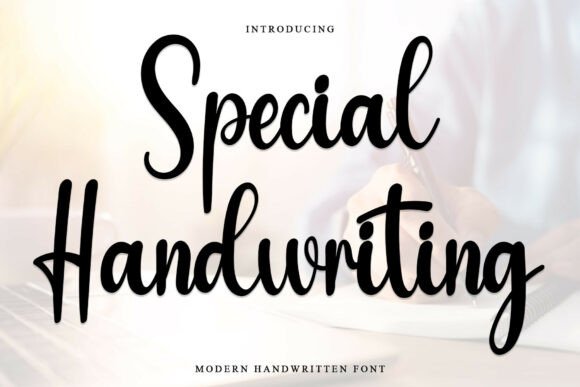Special Handwriting: A Stylish Script Font for Modern Marketing Design