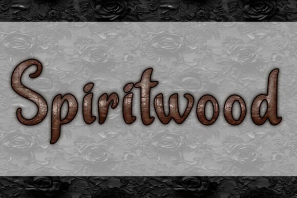 Spiritwood Font: A Versatile Script Handwritten Typeface
