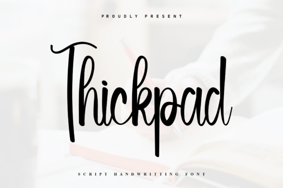 Thickpad: A Handwritten Font That Brings Heartfelt Charm to Brand Design