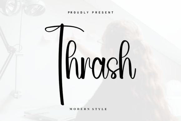 Thrash Font: A Handwritten Typeface That Brings Personality to Branding