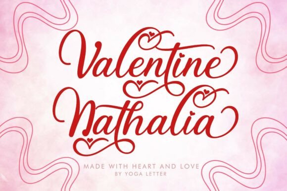 Valentine Nathalia: A Handwritten Font That Elevates Small Business Branding