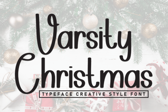 Varsity Christmas: A Sweet Script Font for Festive Campaigns