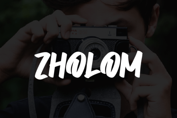 Zholom: A Modern Script Font for Creative Projects